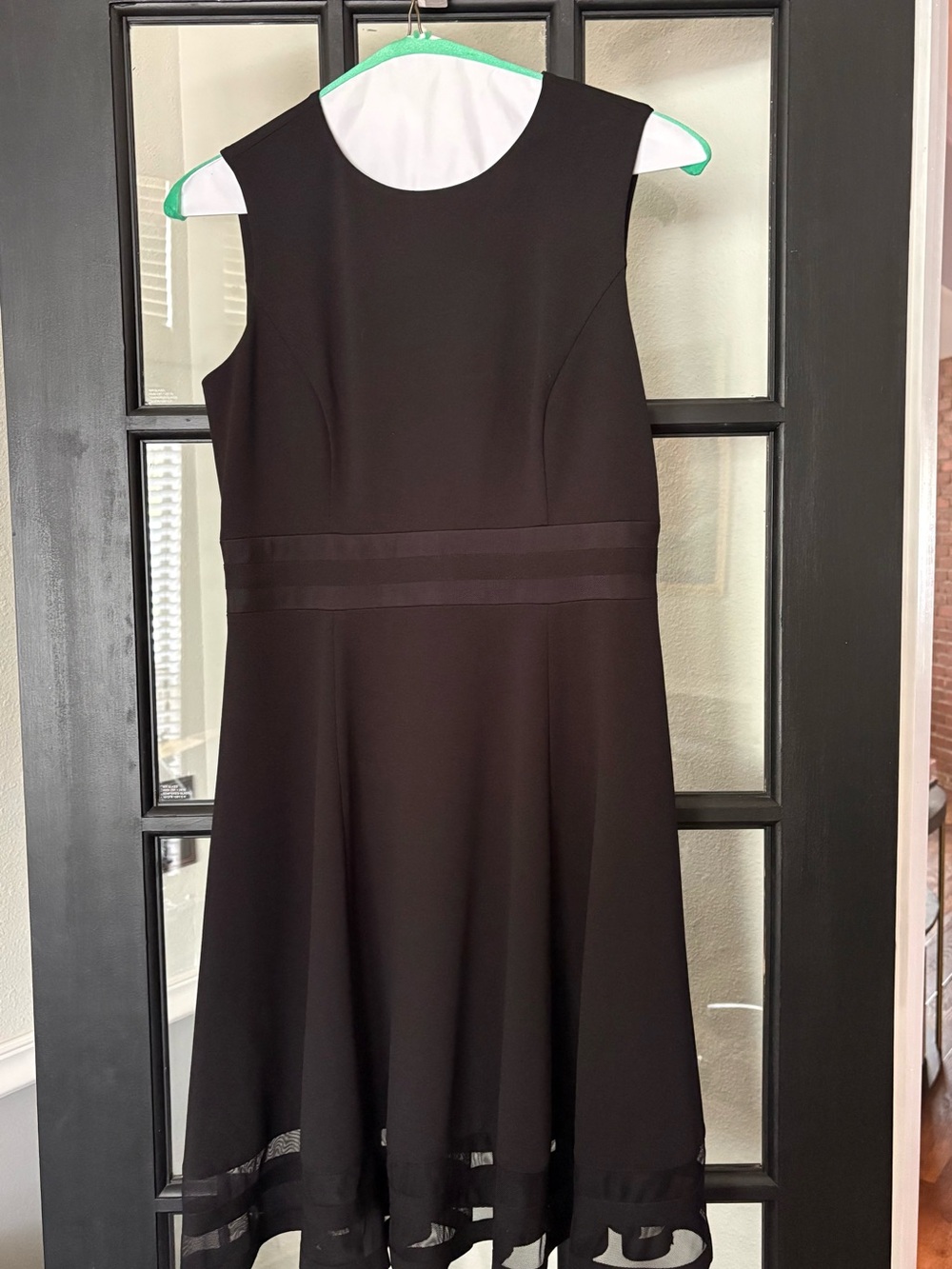 Calvin Klein Black Sleeveless Fit-and-Flare Dress